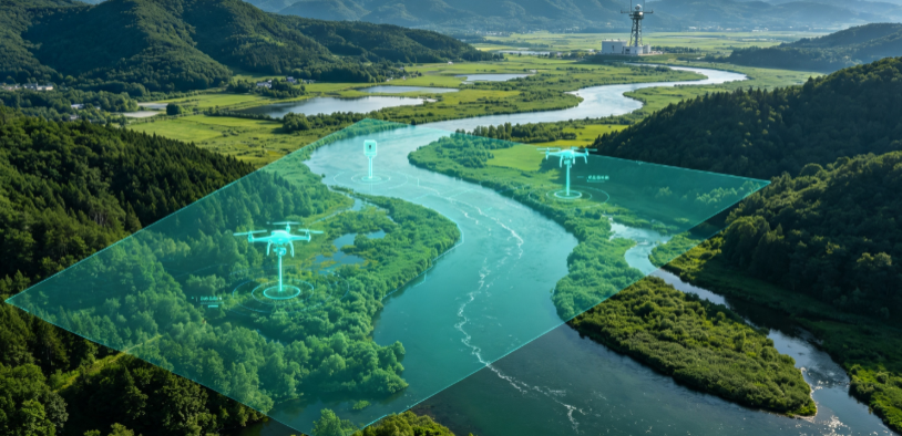 石楼县GEO 全域空间监测筑牢生态屏障，空间技术支撑环境治理与灾害防御